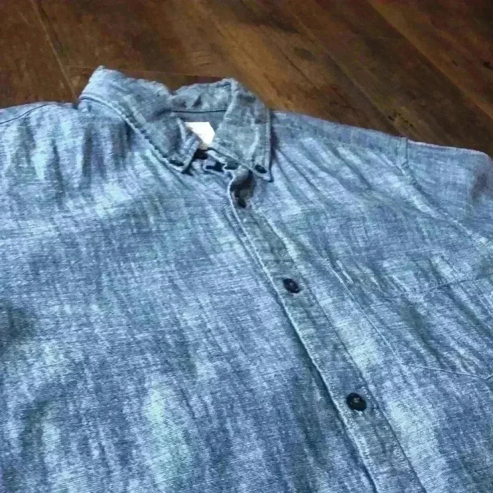 Gap men’s long sleeve cotton collared, button-down, casual shirt M